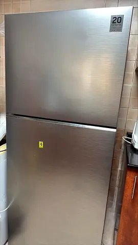 Stainless Steel Top Freezer Refrigerator - Good Working Condition