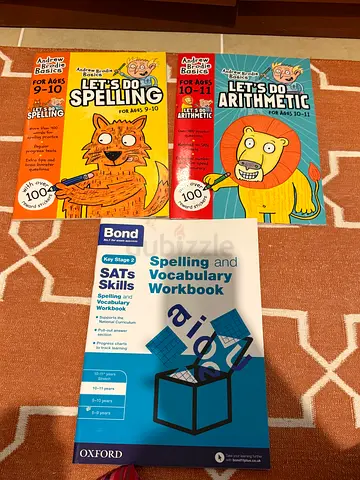 Bond SATs Spelling  Vocabulary Workbook + Lets Do Spelling and Arithmetic practice books