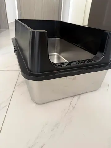 2 Cat litter box stainless