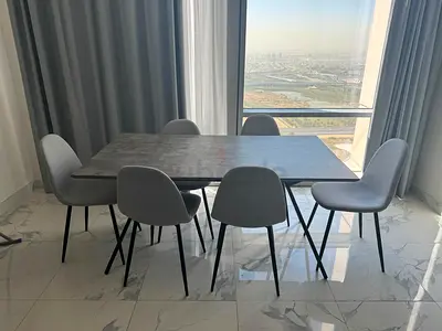 Pan Emirates Lampkins Dining Set (1 Table + 6 Chairs) – Excellent Condition