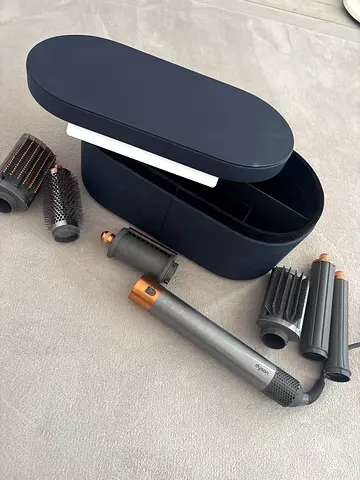 Dyson Airwrap attachments set with storage case - light use, good condition