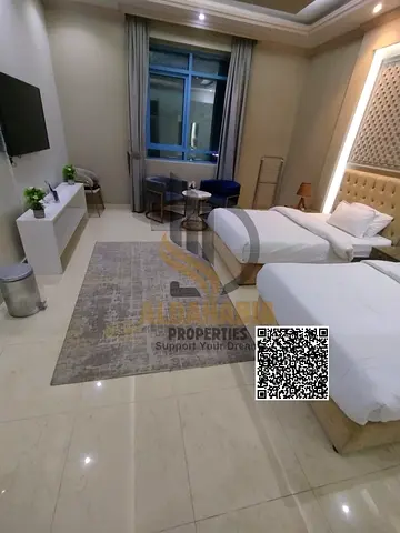 Fully Furnished Studio for Monthly Rent on Ajman Corniche | Bills & Internet Included