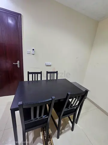 Ikea Black Dining Table and 4 Chairs - Good Condition