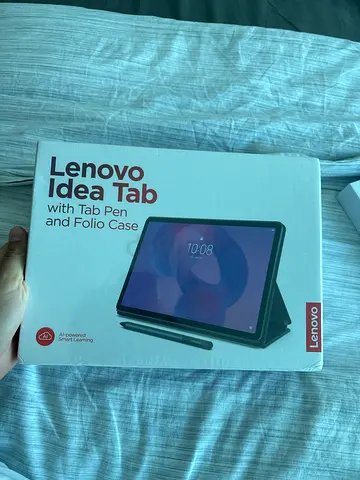 lenovo idea tab with tab pen and folio case (brand new still in box)