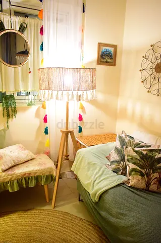 Ikea tripod lamp with customized jute  shade