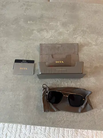 Dita mens sunglasses with case and box - excellent condition - hardly worn. Purchased at  3k