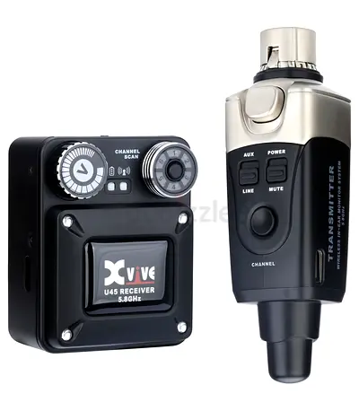 Xvive U45 In-Ear 5.8 GHz Monitor Wireless System Metal Black Color - Brand New