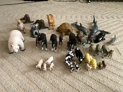 Toy animals from Hamelys