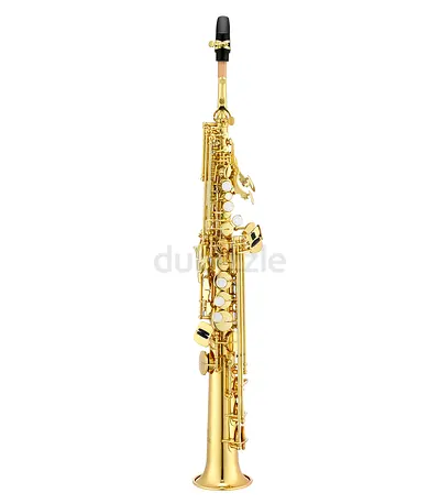 Jupiter Bb Soprano Saxophone JSS1000Q with Straight Brass Neck, Plastic Pad Reso - Brand New