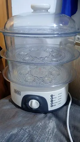 Black+Decker 10L Food Steamer 775W | 3-Tier | Fully Functional