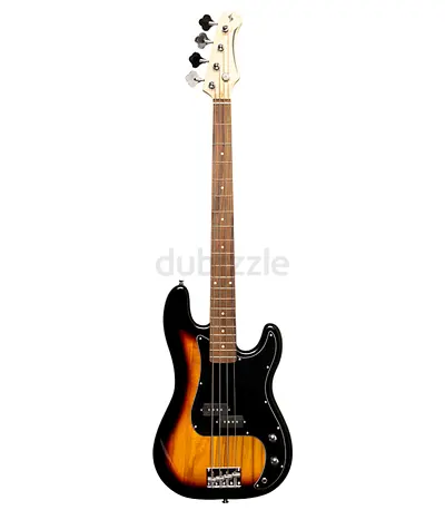Stagg SBP 30 Series 4-String Precision P-Style Electric Bass Guitar Sunburst - Brand New