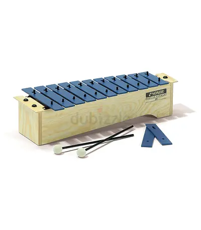 Sonor Soprano Metallophone with 13 Blue Special Alloy Metal Bars - Brand New