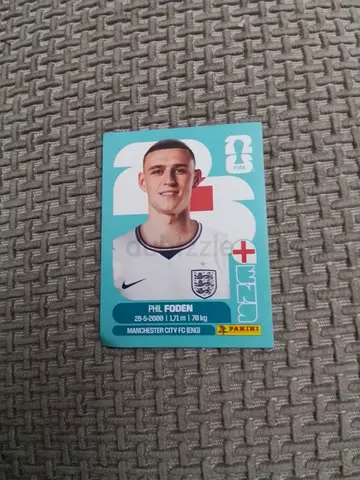 World cup sticker foden