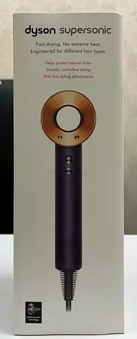 New Dyson Hair Dryer Supersonic Fast Drying, No Extreme Heat HD08 with Box
