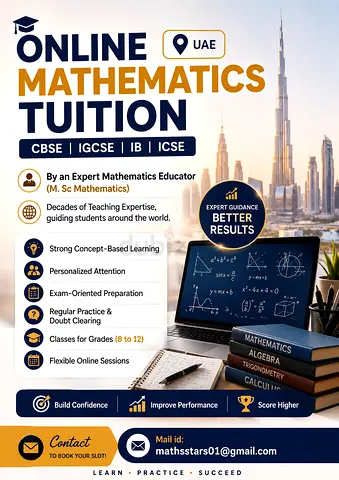 Mathematics Online coaching For UAE students