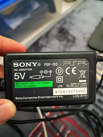 Sony PSP AC Adapter Charger 5V - Genuine Sony (Used)