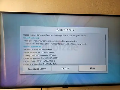 Sumsung Q LED 43 inch