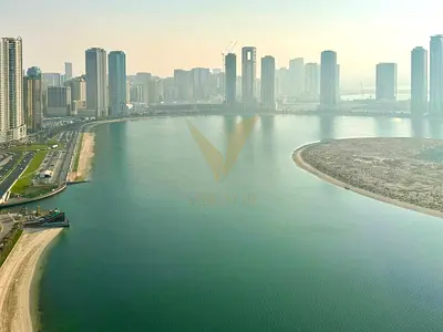 AL ANWAR TOWER AL KHAN SHJ Panoramic Lake - Sea View 3BHK + Maid for Rent