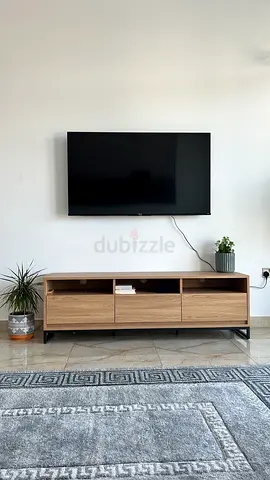 Wooden TV Console / Entertainment Unit - Oak Finish