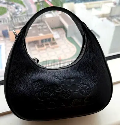 Black Coach Mini Hobo Bag - Leather, Excellent Condition