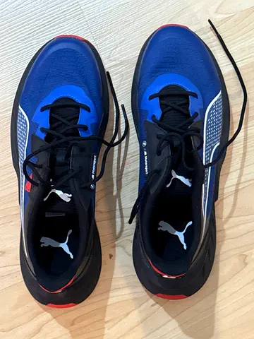 Puma BMW mens lifestyle shoes - blue/black, size (please confirm)