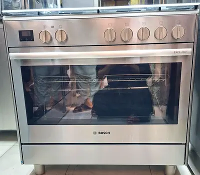 Bosch serie 8 top Gas oven electric cooker 90x60 cm Good condition