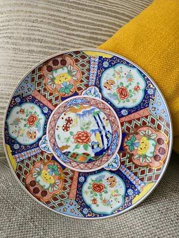 1950s Vintage Imari Japan Decoration Plate