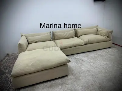 As perfect condition marina home lshape sofa