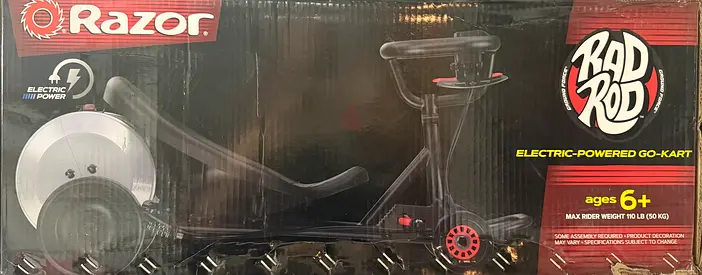 Razor Rad Rod Electric-Powered Go-Kart (Ages 6+)
