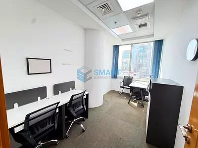 Affordable 165 Sqft Fully Furnished Office Space for Rent in Barsha Heights