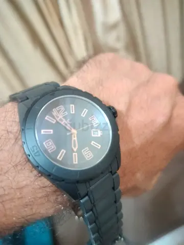 Brand newGC (Guess Collection) GUESS COLLECTION MENS BLACKOUT black CERAMIC 42MM WATCH sports class