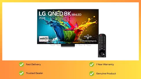 All New LG 75-inch QNED Mini-LED AI Magic Remote HDR10 8K Smart TV And 1 Year Warranty