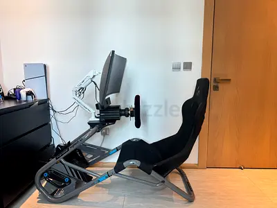 Pxn v12 Racing Wheel with Playseat-Style Frame and Monitor Mount