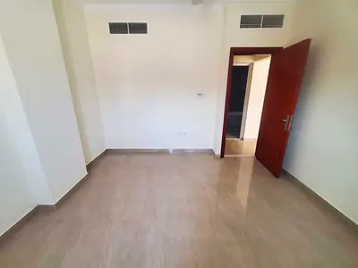 Spacious Brand new Building 1st shifting 1BHK with open view window close to road and schools in muwailah