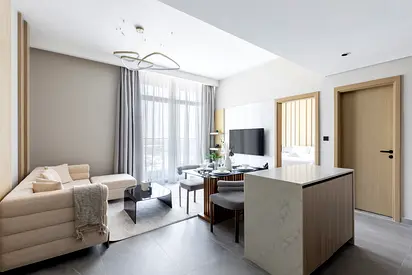 Stylish 1BR with Balcony in Arjan