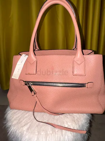 Marc Jacobs Light Pink Leather Tote Handbag with Shoulder Strap