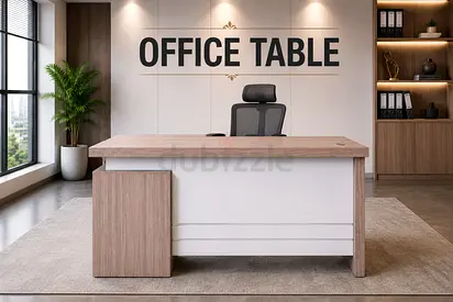 Modern Office Table with 3 Drawers  – New Grey Office Desk