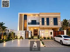 Furnished villa with electricity, water, and air conditioning, with a garden, for sale directly from