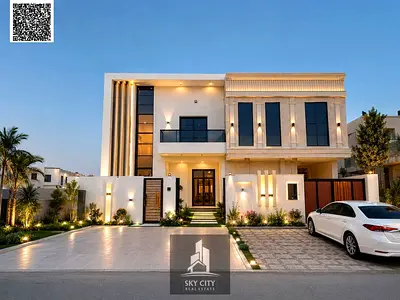 Furnished villa with electricity, water, and air conditioning, with a garden, for sale directly fro