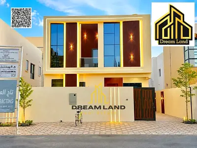A unique opportunity at an attractive price and with no annual fees: Own a villa for sale in Ajman, first occupancy, freehold, super deluxe finishing,