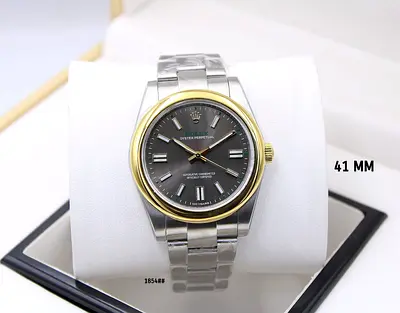 Rolex Oyster Perpetual-style 41mm Two-Tone Stainless Steel Watch