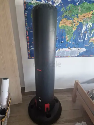Boxing Bag with Gloves, almost new