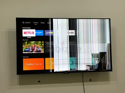 Panasonic 55-inch LED Smart TV with - screen damaged