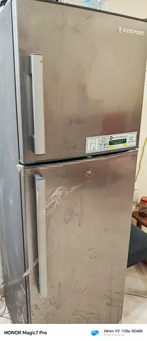 Westpoint Double Door Refrigerator - 2-Door, Silver, Used