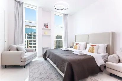 Chic Studio with City Views in Business Bay, Dubai