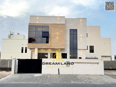 A luxurious villa in Al Bahia with a modern, elegant finish and ideal spaces, at a price that includes registration fees, electricity and water - a un