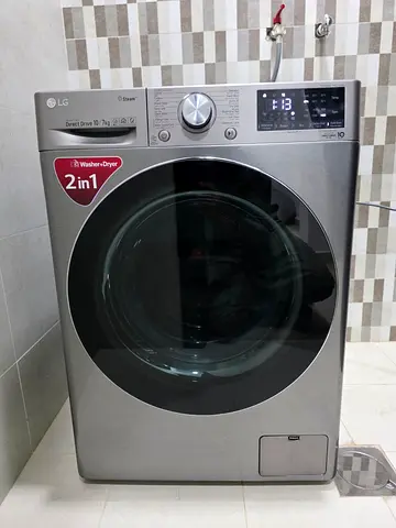 LG New Model Steam 10kg washer 7kg dryer combo 2in1