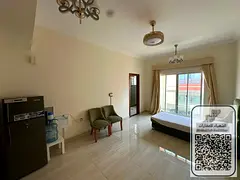 Furnished studio with balcony and free internet in Al Jurf 2, behind the National School