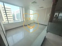Spacious 1257 Sq.Ft Office | Glass Partitioned | Near Al Rigga Metro