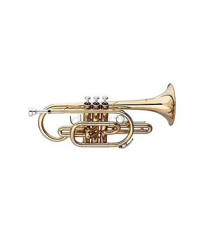 Stagg Bb-Cornet, ML-Bore, Brass Body Material Includes Soft Case with Backpack